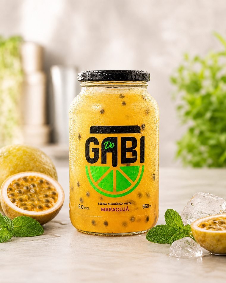 Caipirinha do Gabi sabor Maracujá