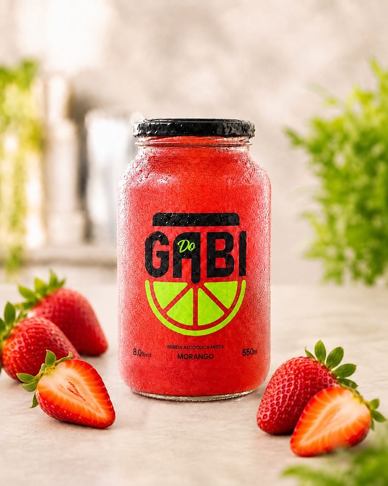 Caipirinha do Gabi sabor Morango