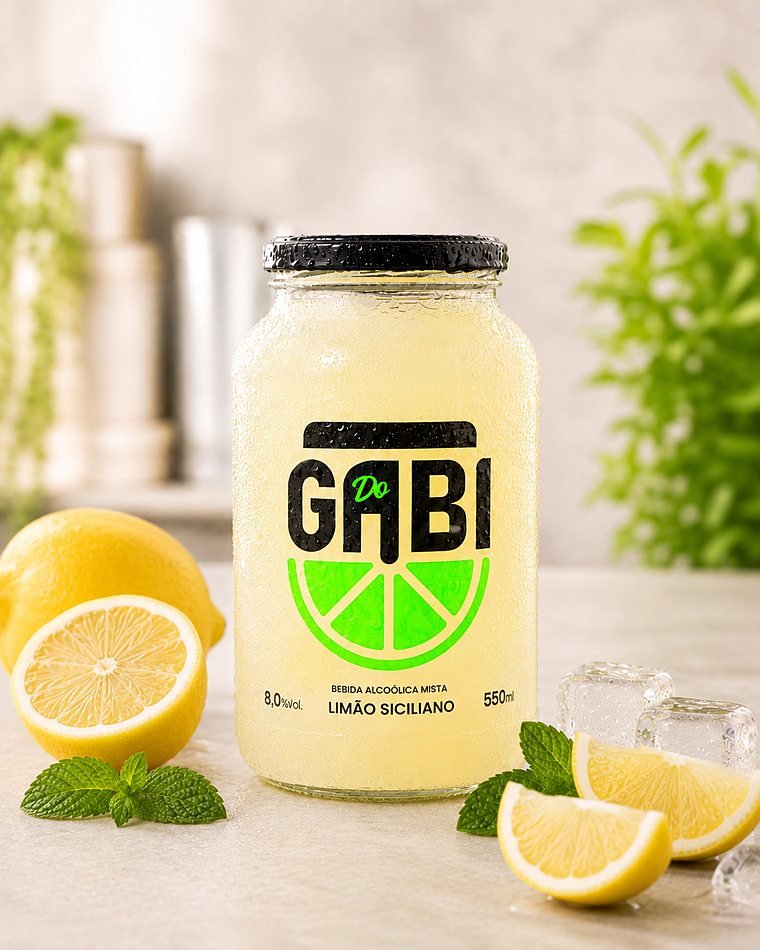 Caipirinha do Gabi sabor Limão Siciliano